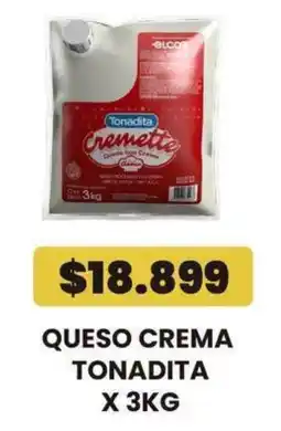 Autoservicio Capo Tonadita queso crema cremette oferta