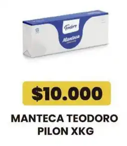 Autoservicio Capo Teodoro manteca oferta