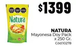 Diarco Natura mayonesa doy pack oferta