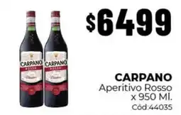Diarco Carpano aperitivo rosso oferta