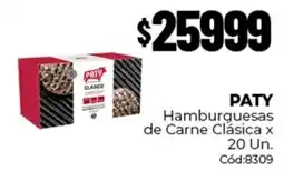Diarco Paty hamburguesas de carne clásica oferta