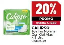 Diarco Calipso toallas normal con gel alas oferta