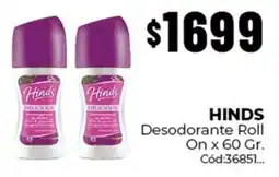 Diarco Hinds desodorante roll oferta