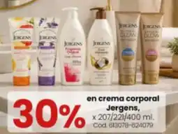 Coto Jergens en crema corporal oferta