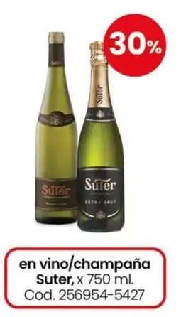 Coto Suter en vino/champaña oferta