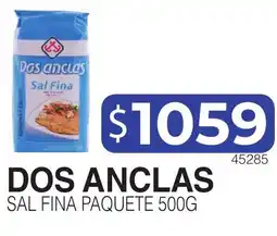 Masivos Dos anclas sal fina paquete oferta