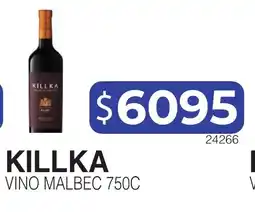 Masivos Killka vino malbec oferta