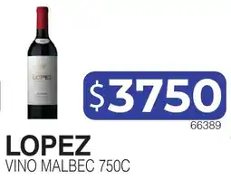 Masivos Lopez vino malbec oferta
