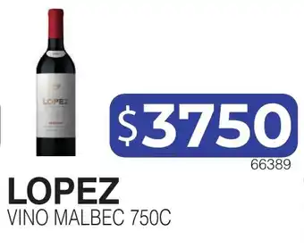 Masivos Lopez vino malbec oferta