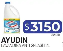 Masivos Ayudin lavandina anti splash oferta