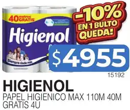 Masivos Higienol papel higienico max oferta