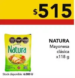 Nini Mayorista Natura mayonesa clásica oferta