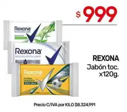 Nini Mayorista Rexona jabón toc. oferta