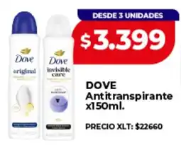 Supermayorista Vital Dove Antitranspirante oferta