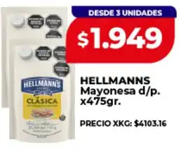 Supermayorista Vital Hellmanns mayonesa d.p. oferta