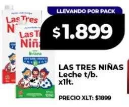 Supermayorista Vital Las tres niñas leche t/b oferta