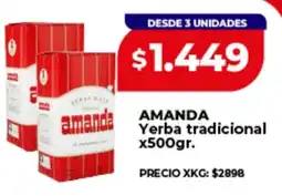 Supermayorista Vital Amanda yerba tradicional oferta