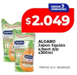 Supermayorista Vital Algabo jabon liquido a/bact d/p oferta