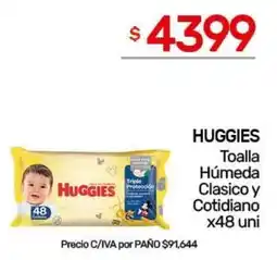 Nini Mayorista Huggies toalla húmeda clásico y cotidiano oferta