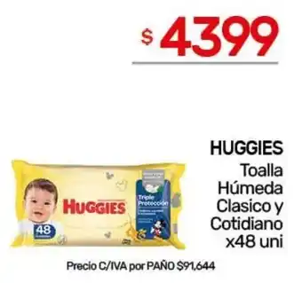 Nini Mayorista Huggies toalla húmeda clásico y cotidiano oferta