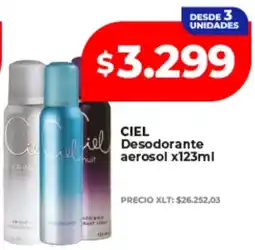 Supermayorista Vital Ciel desodorante aerosol oferta