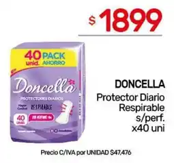 Nini Mayorista Doncella protector diario respirable oferta