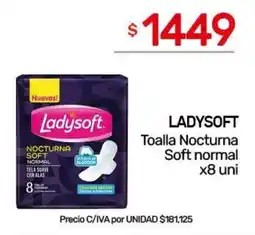 Nini Mayorista Ladysoft toalla nocturna soft normal oferta