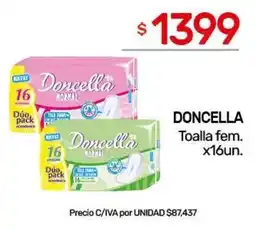 Nini Mayorista Doncella toalla fem. oferta