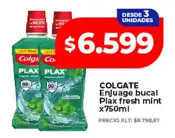 Supermayorista Vital Colgate enjuage bucal Plax fresh mint oferta