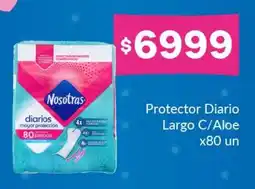 Nini Mayorista Nosotras protector diario largo c/ aloe oferta