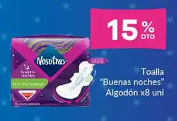 Nini Mayorista Nosotras toalla buenas noches oferta