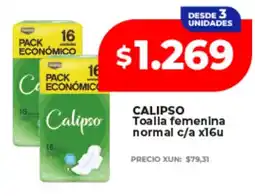 Supermayorista Vital Calipso toalla femenina normal oferta