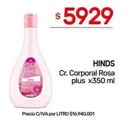Nini Mayorista Hinds Cr. Corporal Rosa plus oferta
