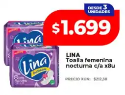 Supermayorista Vital Lina toalla femenina nocturna oferta