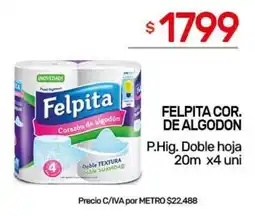 Nini Mayorista Felpita cor. de algodon oferta