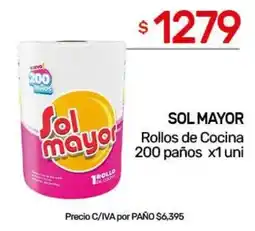 Nini Mayorista Sol mayor rollos de cocina oferta