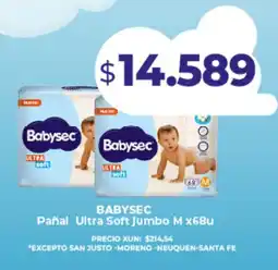 Supermayorista Vital Babysec pañal ultra soft jumbo oferta