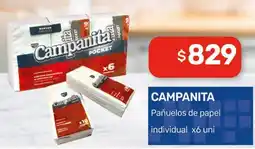 Nini Mayorista Campanita pañuelos de papel individual oferta
