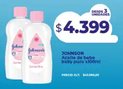 Supermayorista Vital Johnson acelte de bebe baby puro oferta