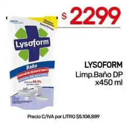 Nini Mayorista Lysoform limp.baño dp oferta