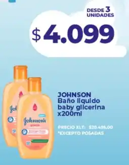 Supermayorista Vital Johnson's baño líquido baby glicerina oferta