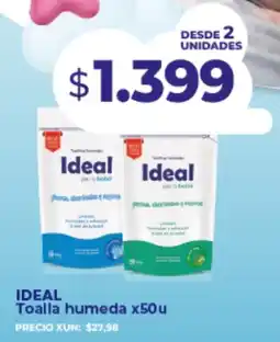 Supermayorista Vital Ideal toalla humeda oferta