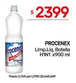 Nini Mayorista Procenex limpiador liquido botella oferta