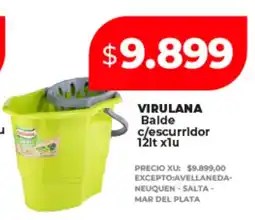 Supermayorista Vital Virulana balde c/escurreidor oferta