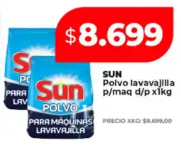 Supermayorista Vital Sun polvo lavavajilla p/maq d/p x1kg oferta