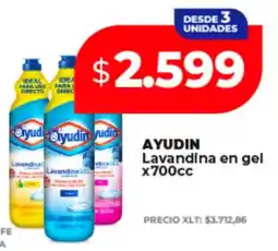 Supermayorista Vital Ayudin lavandina en gel oferta