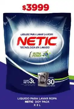 Nini Mayorista Netic liquido para lavar ropa oferta