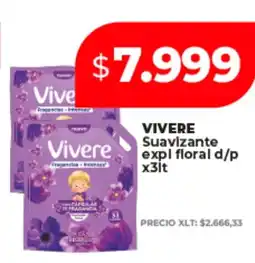 Supermayorista Vital Vivere suavizante expl floral d/p oferta