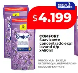 Supermayorista Vital Comfort suavizante concentrado expl lavand d/p oferta