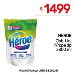 Nini Mayorista Heroe jab. liq. p/ropa dp oferta